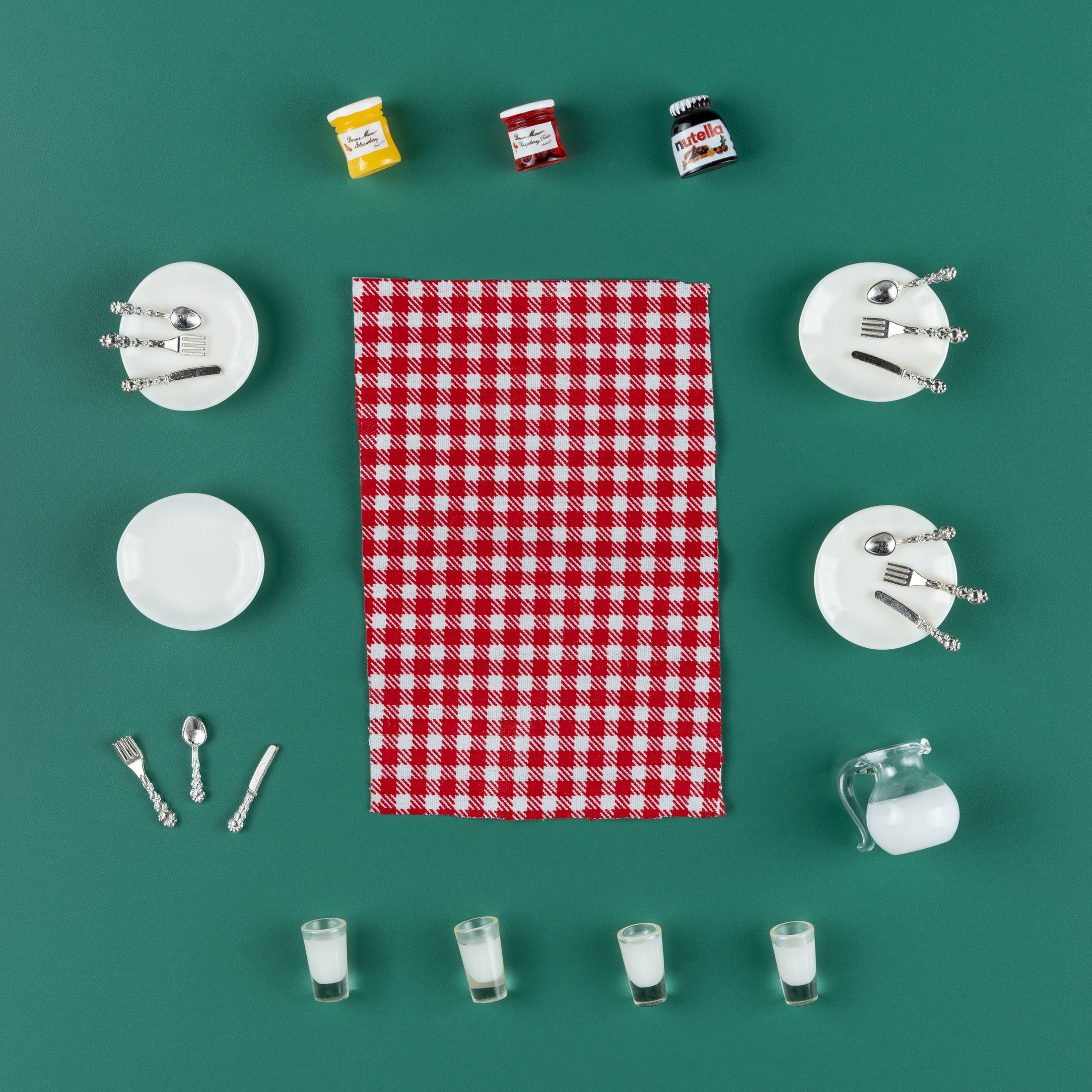 Wichtel Frühstück´s Geschirr Set inkl. Besteck & Co - wichtelfreund