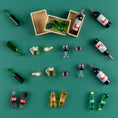 Bild in Galerie-Betrachter laden, Wichtel Getränke Variation - Wein + Bier + Softgetränke  inkl. Kisten - wichtelfreund Wichtel Zubehör