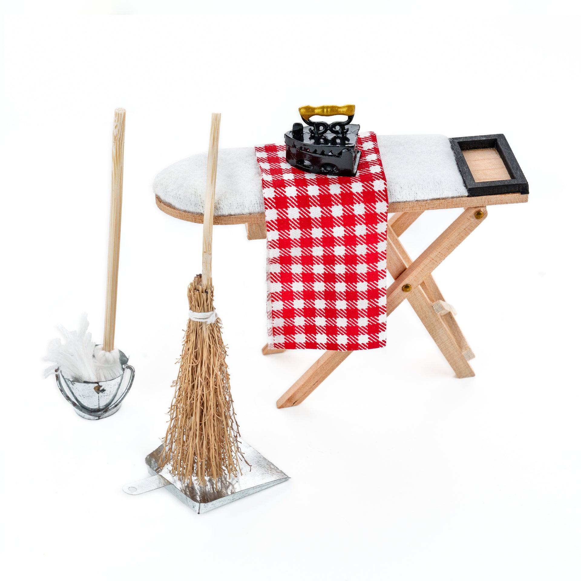 Aufräumtag - Wichteltür Bügelbrett & Putzeimer - wichtelfreund Wichtel Zubehör