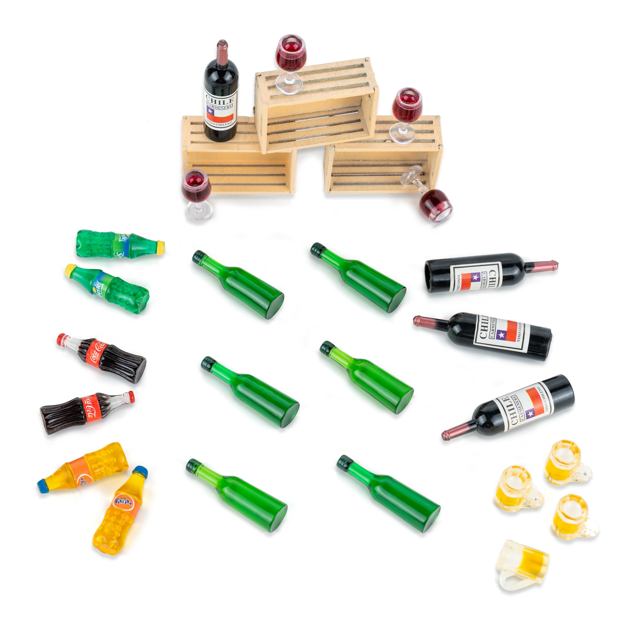 Wichtel Getränke Variation - Wein + Bier + Softgetränke  inkl. Kisten - wichtelfreund