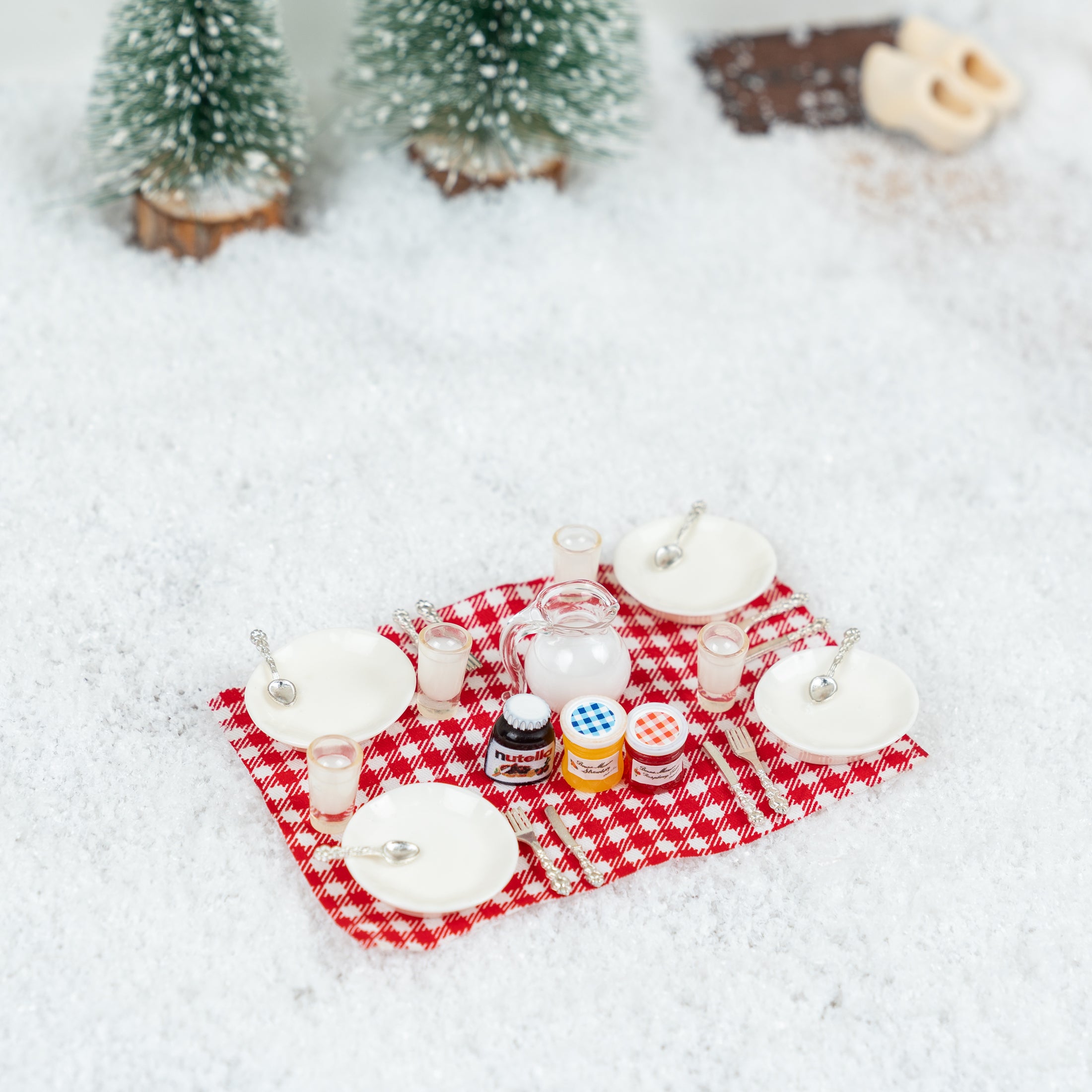 Wichtel Frühstück´s Geschirr Set inkl. Besteck & Co - wichtelfreund