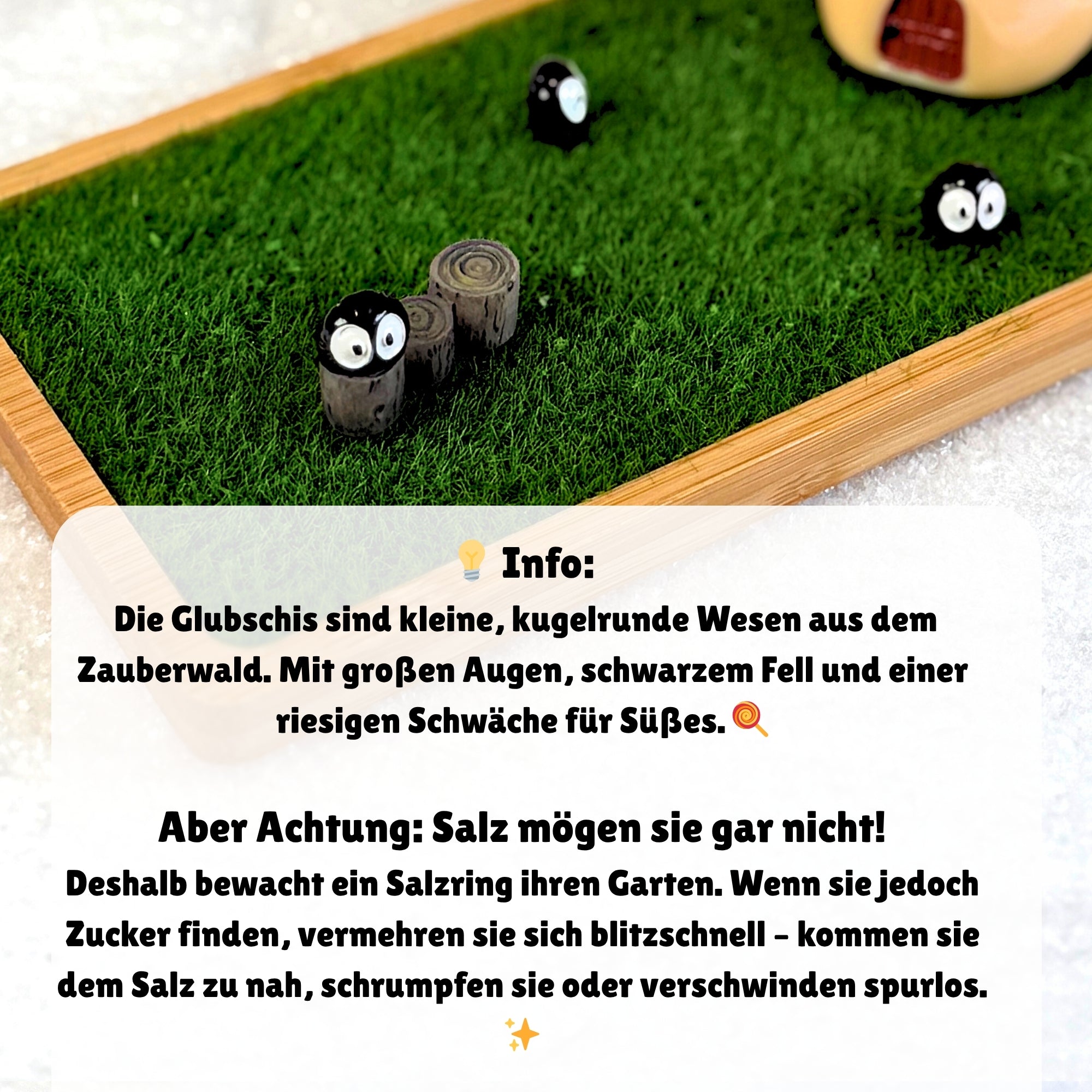 Glubschi Garten – freche Miniaturen für deine Wichteltür