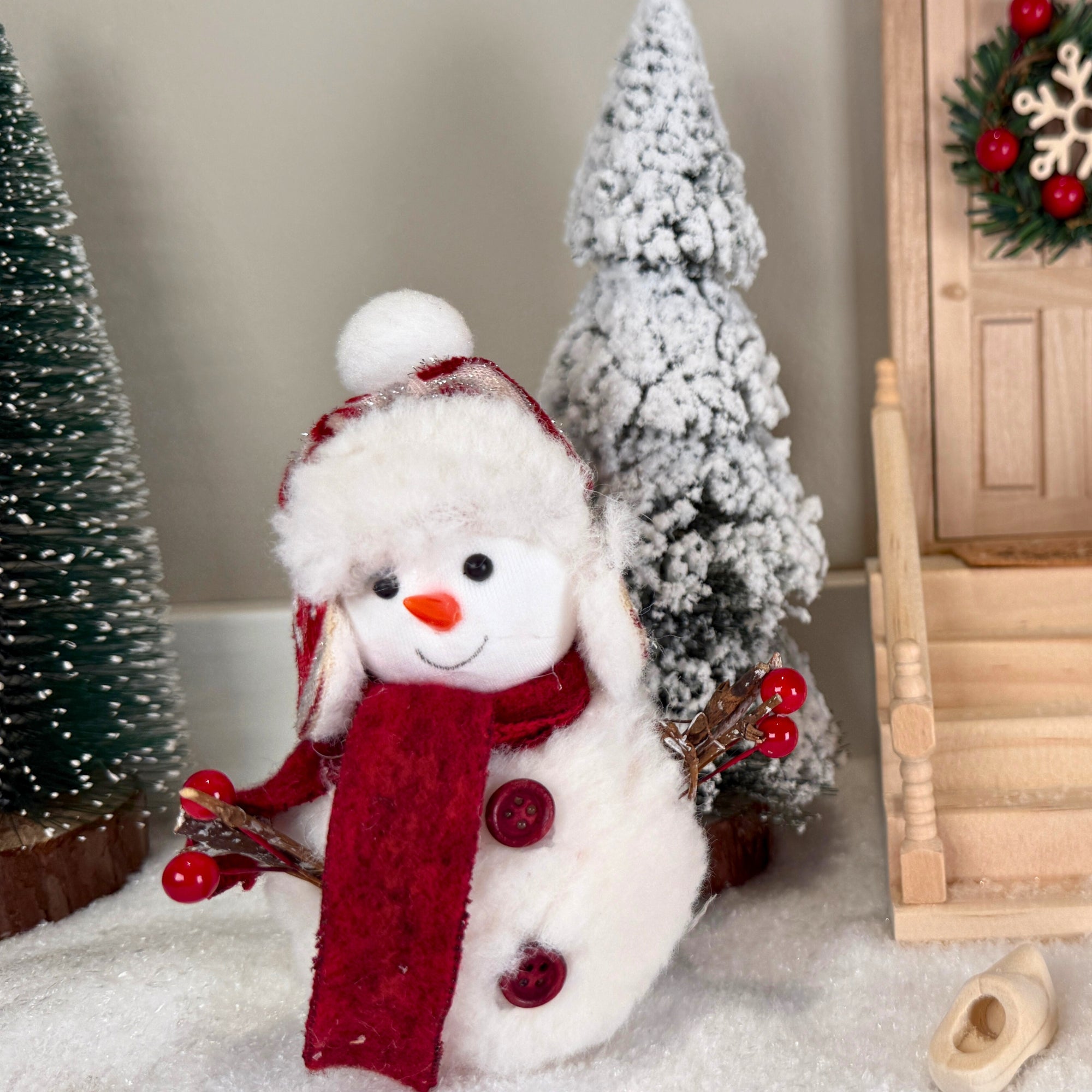 Wichtel Tannenbaum Zubehör – verschneite Wintertannen