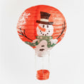 Load image into Gallery viewer, Wichtel Heissluftballon mit Schneemann Print