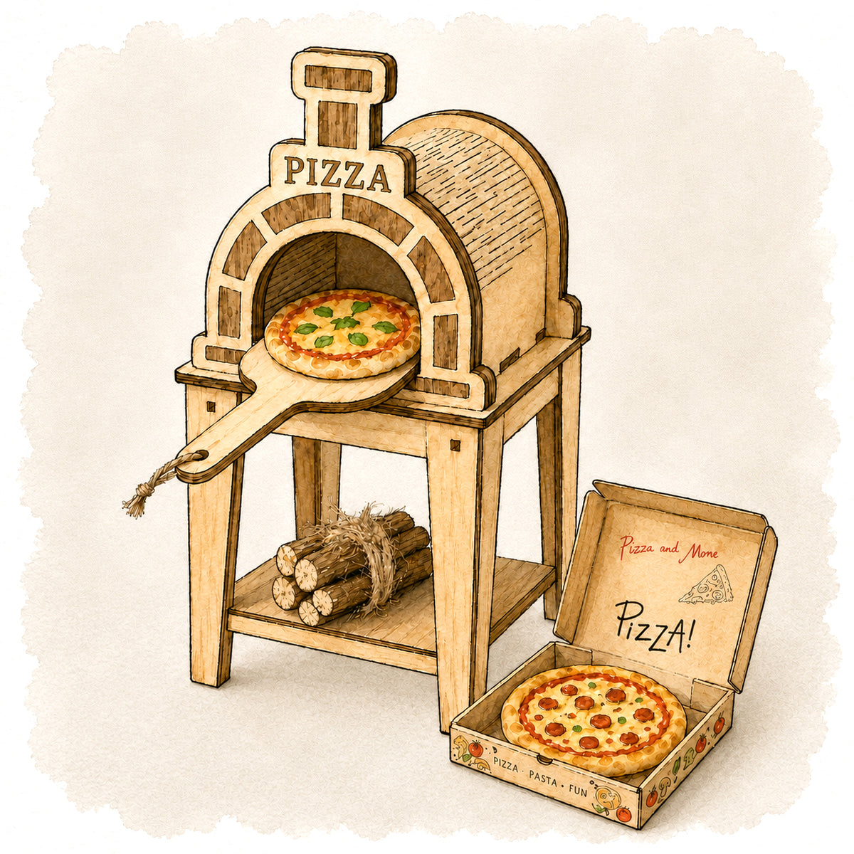 Wichtel Pizzaofen - wichtelfreund