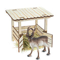 Bild in Galerie-Betrachter laden, Wichtel´s Bester Freund - Rentier Stall inkl. Stallstreu - wichtelfreund Wichtel Zubehör