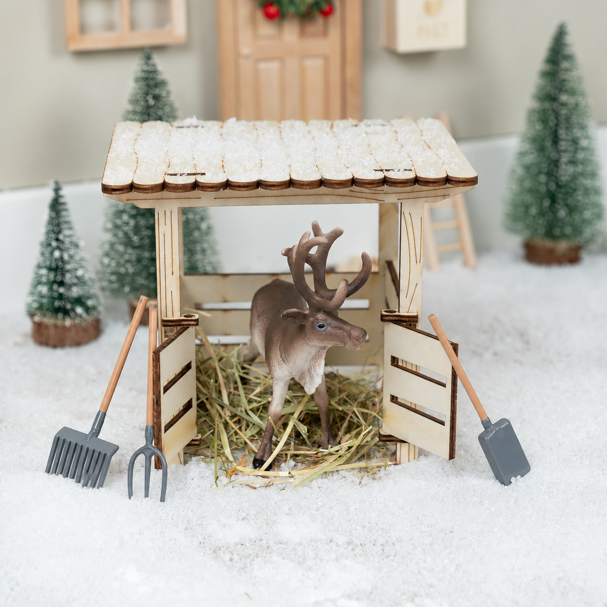 Wichtel's Best Friend - Reindeer Stable incl. Stable Bedding