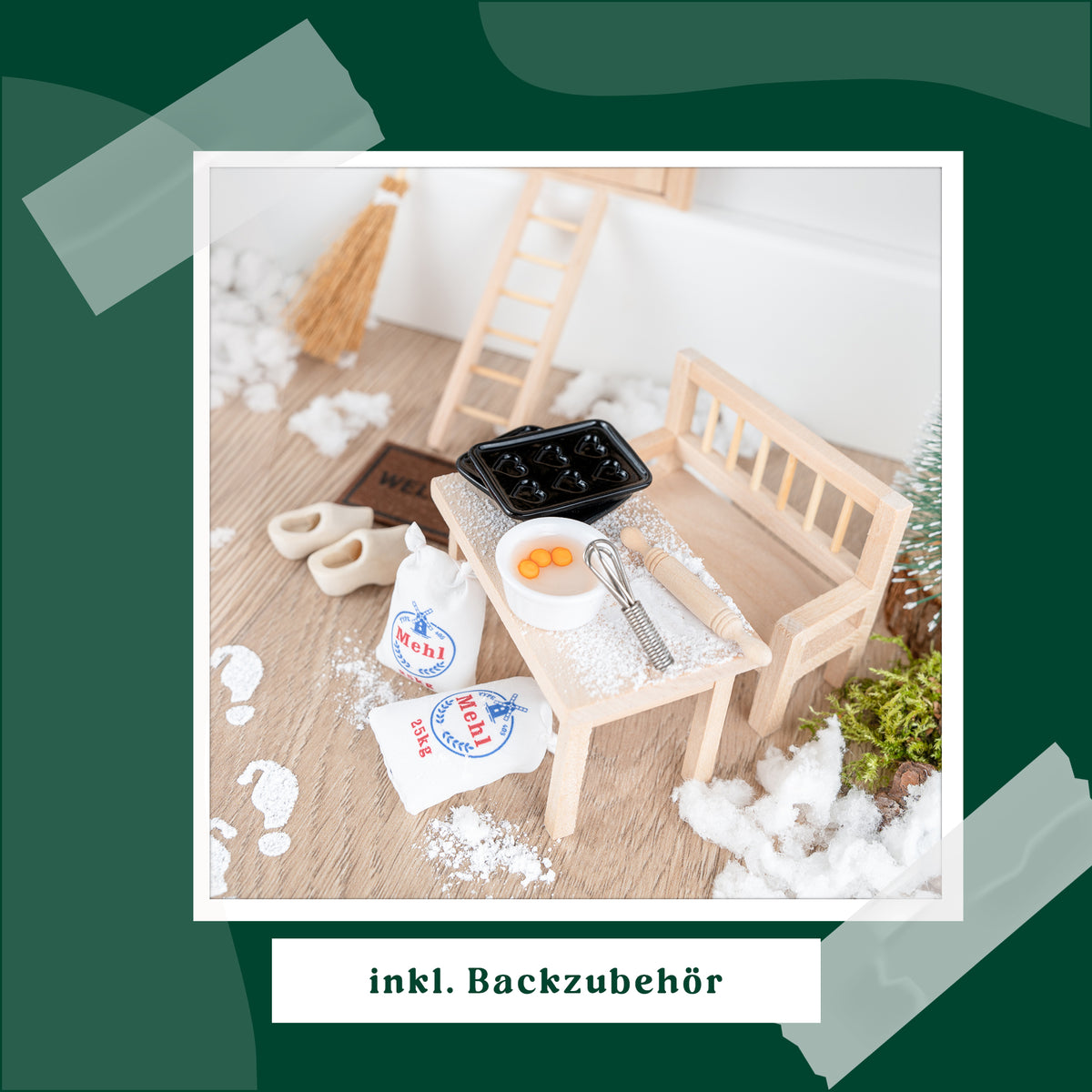 Wichteltür Komplett Set mit Zubehör | Wichtelfreund