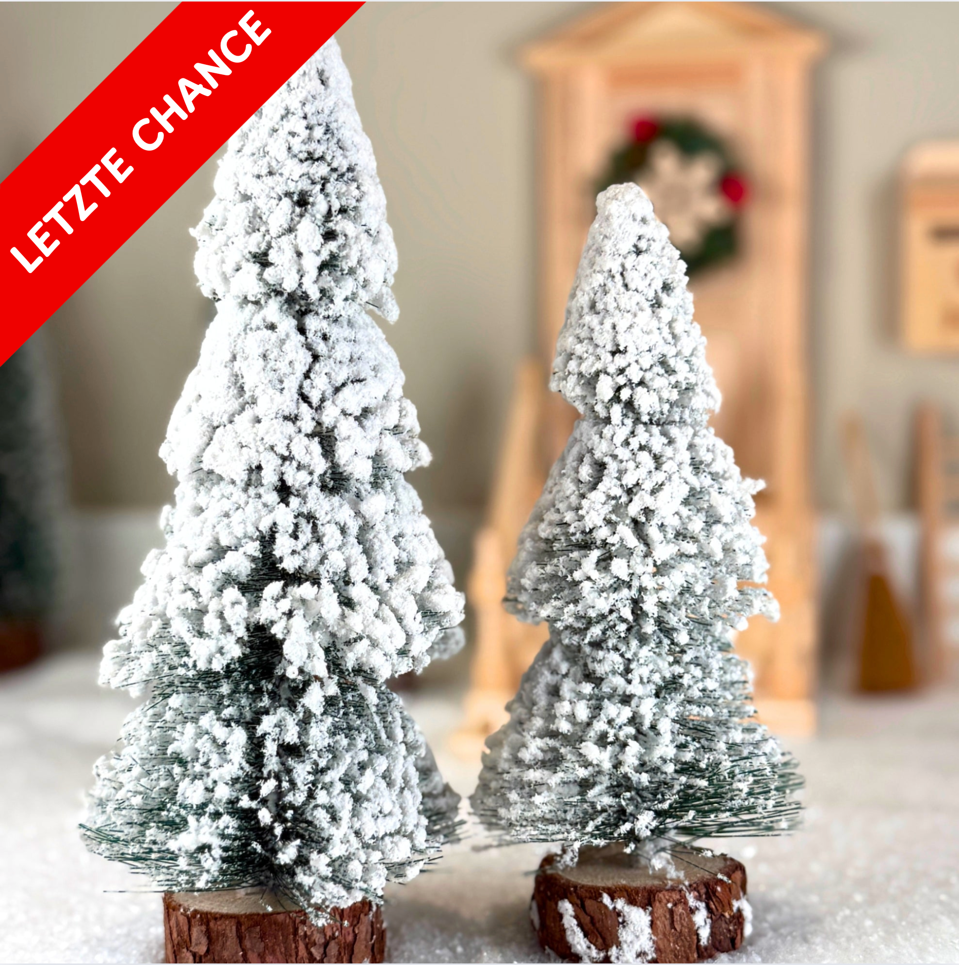 Wichtel Tannenbaum Zubehör – verschneite Wintertannen