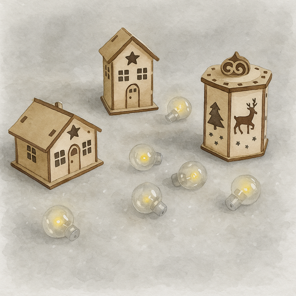 Wichtel Lichthäuser-Set „Winterzauber“ - wichtelfreund