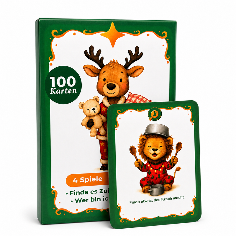 4-in-1 Kinder-Kartenspiel