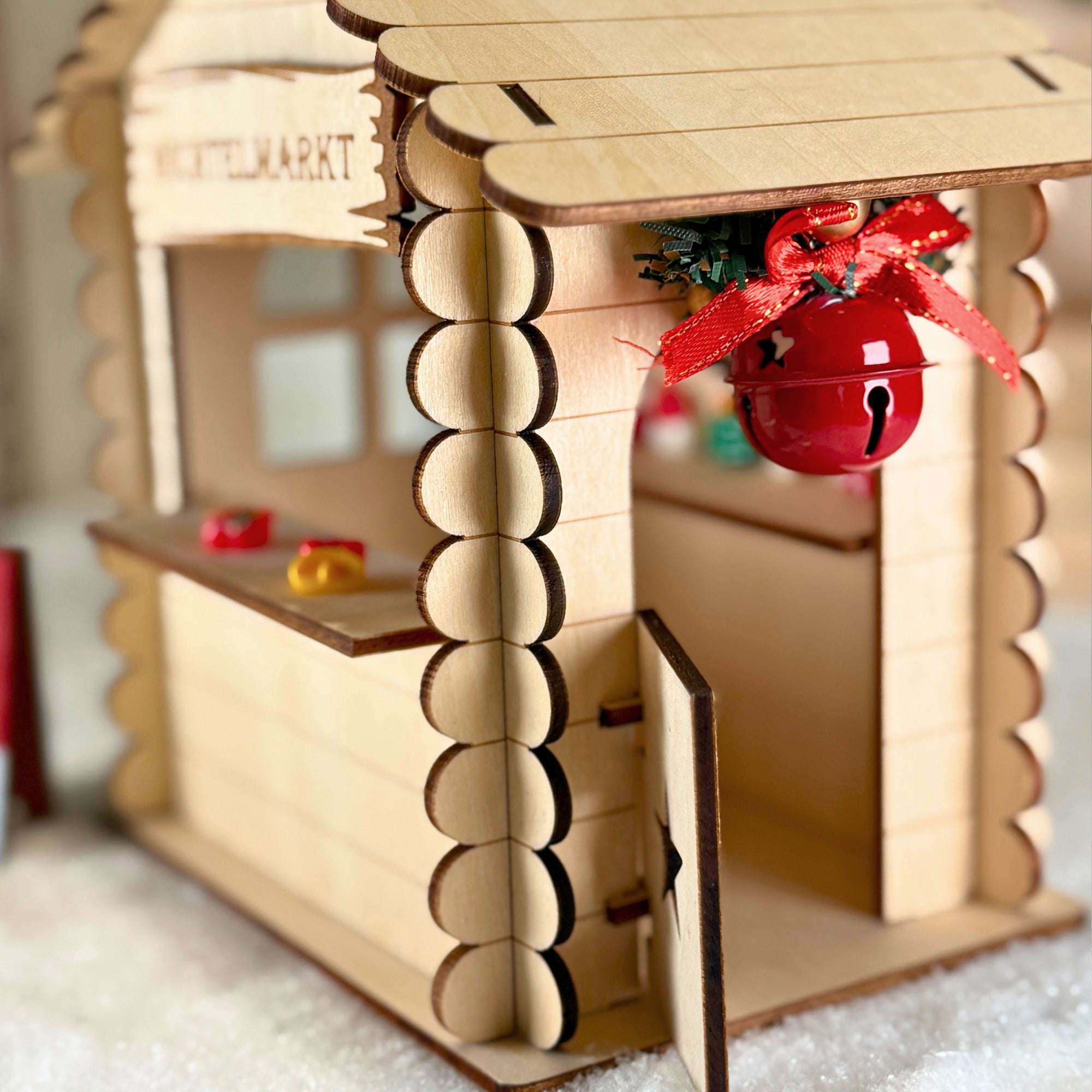 Wichtel Weihnachtsmarkt – Bastelset für deinen magischen Mini-Markt