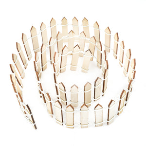 Wichteltür Holz-Zaun