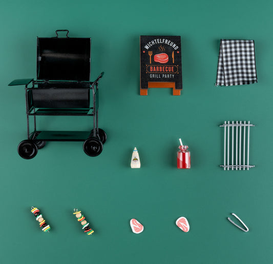 Wichtel Grill mit Zubehör Set | Wichtelfreund
