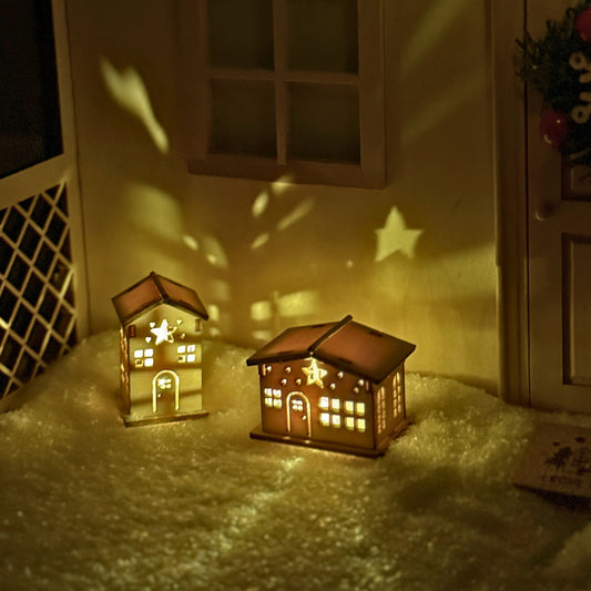 Wichtel Lichthäuser-Set „Winterzauber“ - wichtelfreund
