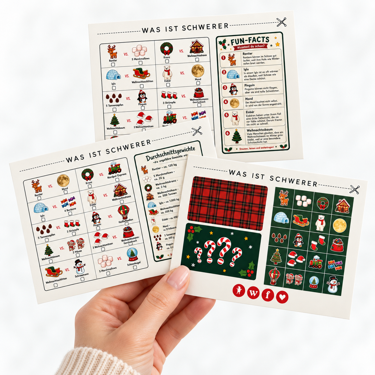 Wichtel Waage – Spieltisch mit Rätseln - wichtelfreund