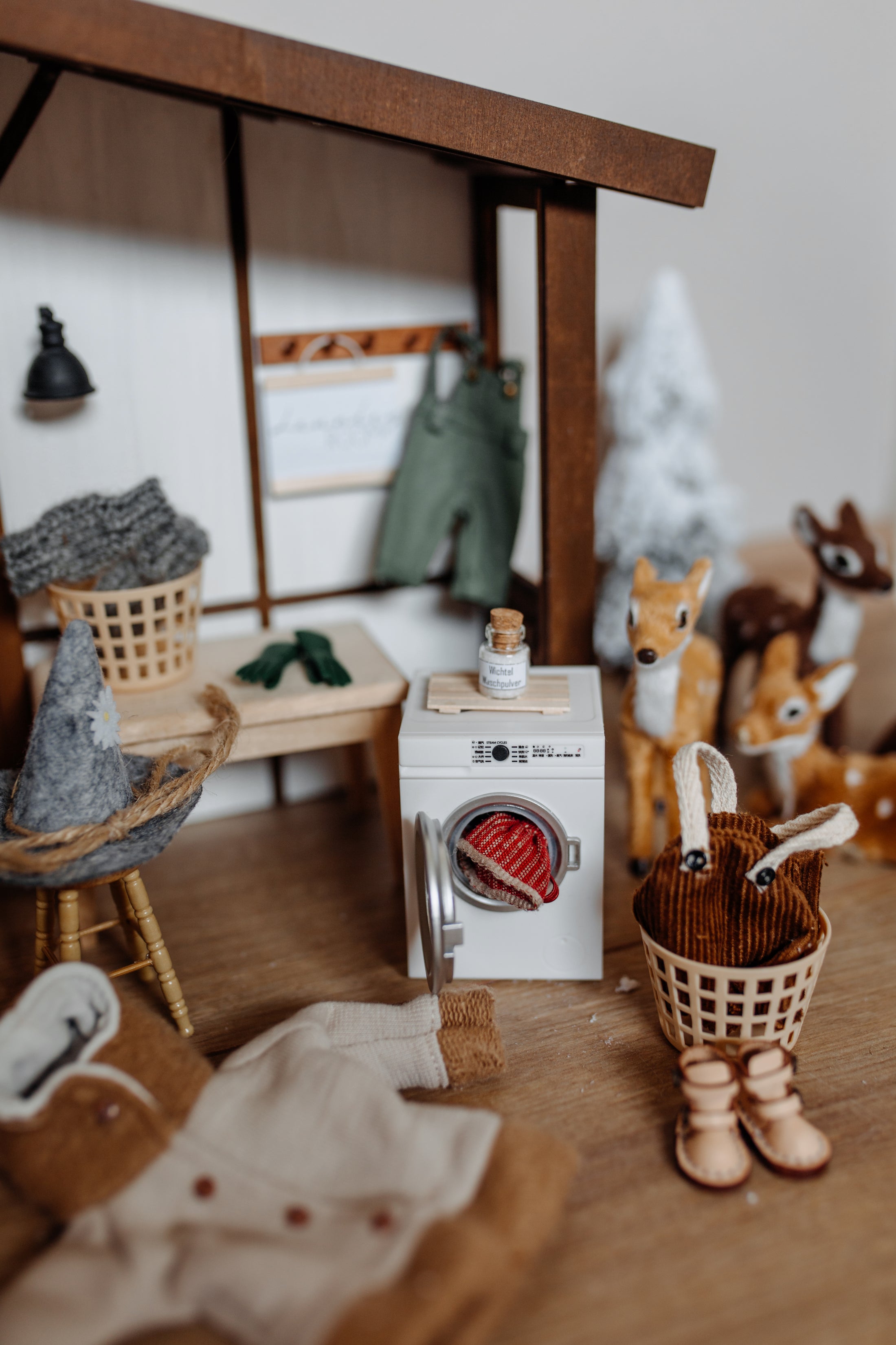 Wichtel Waschmaschine – Set mit rotierender Trommel