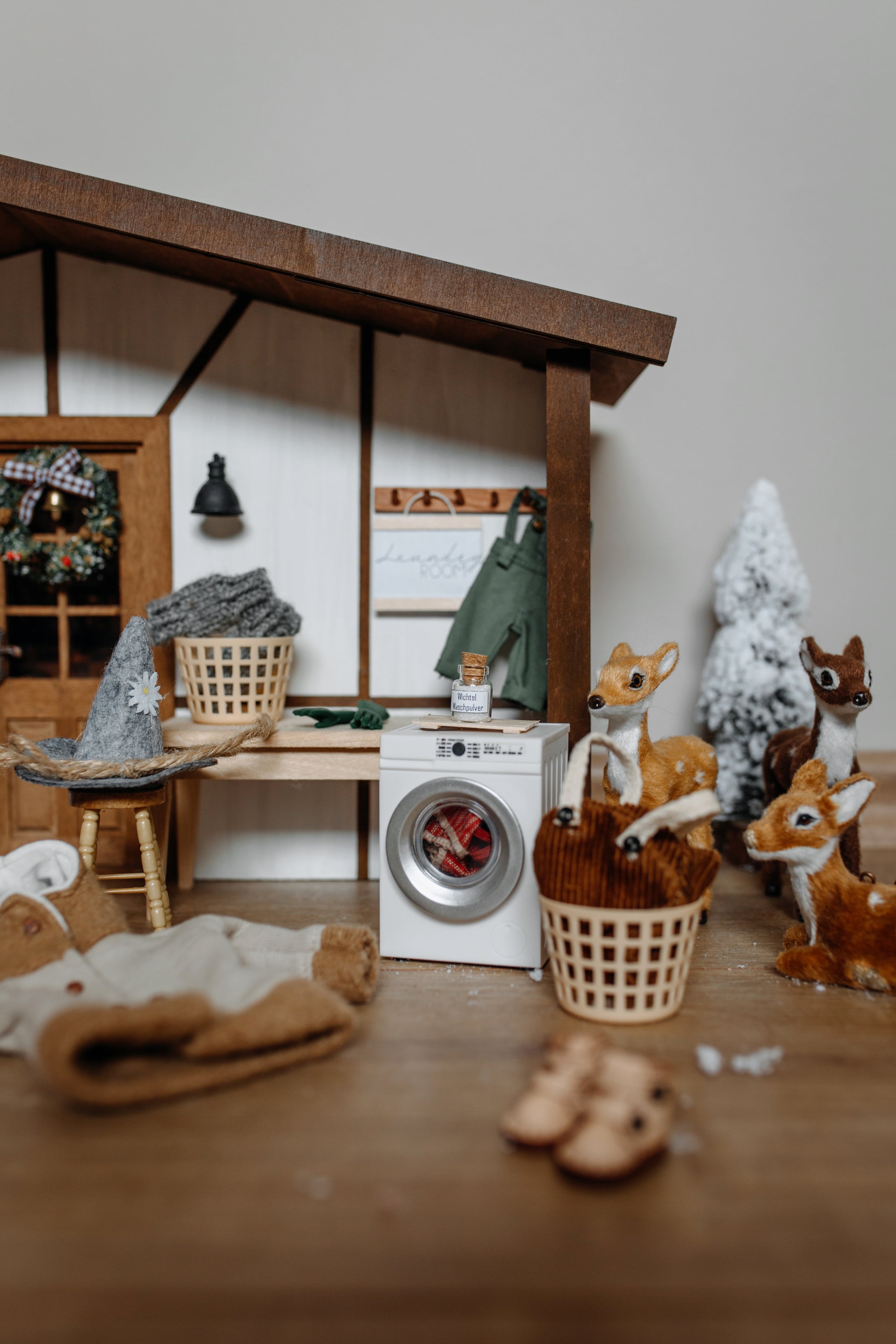 Wichtel Waschmaschine – Set mit rotierender Trommel