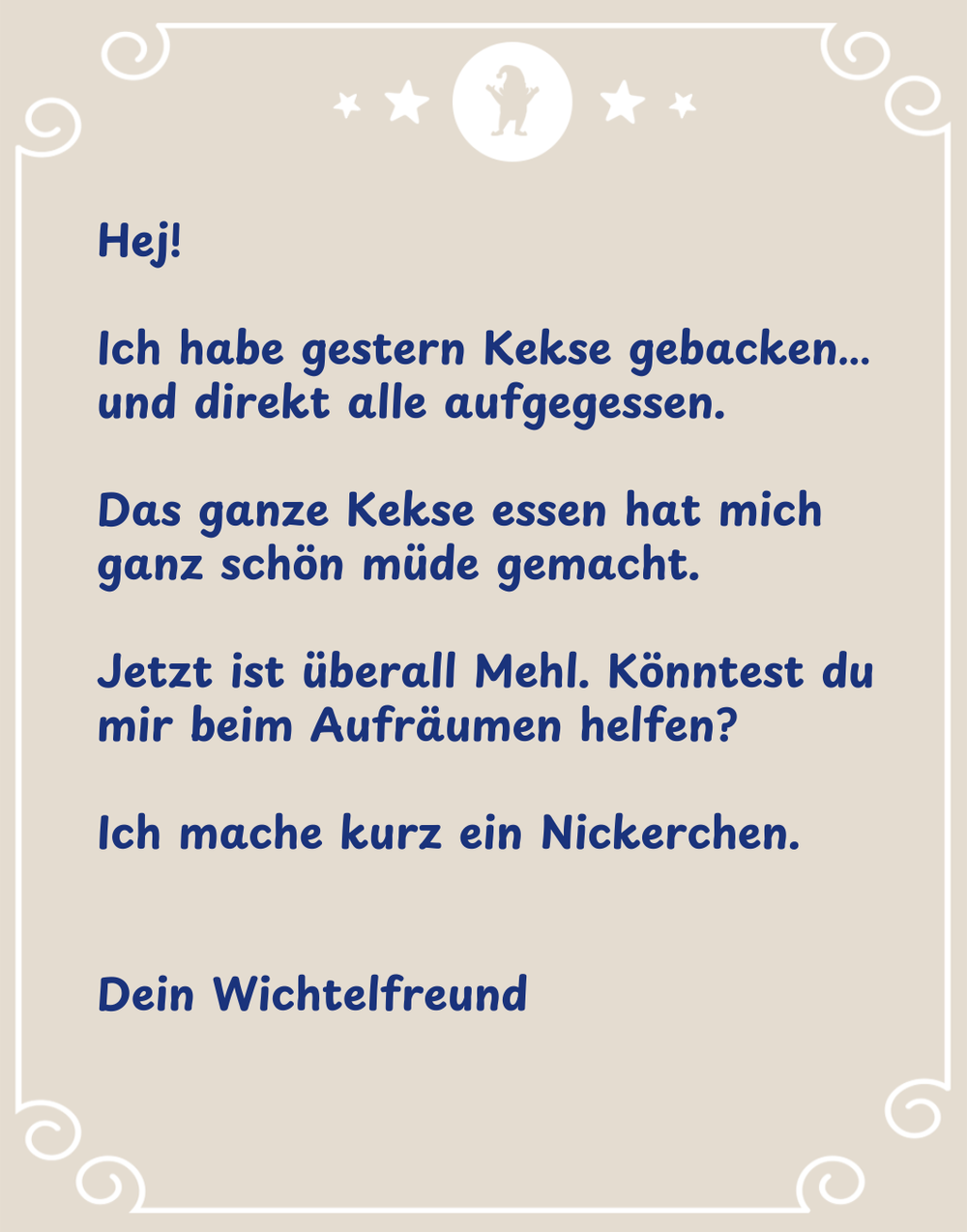 Wichtelbrief 1