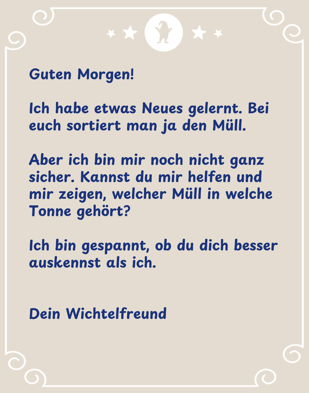 Wichtelbrief 1