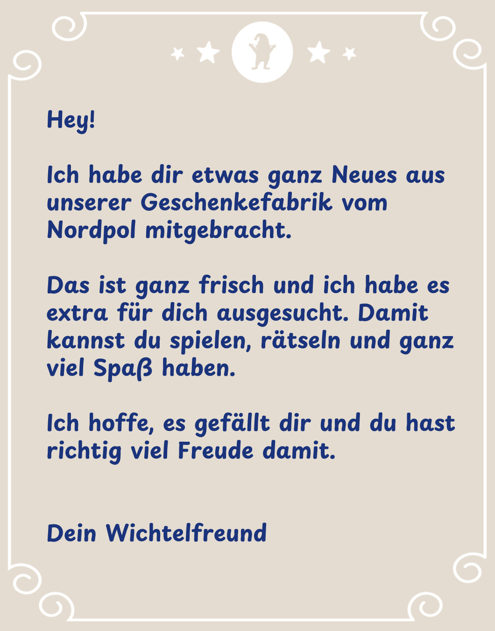 Wichtelbrief 1