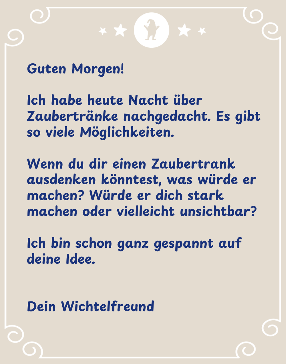 Wichtelbrief 1