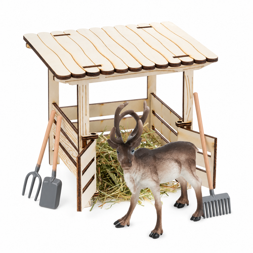 Wichtel's Best Friend - Reindeer Stable incl. Stable Bedding 