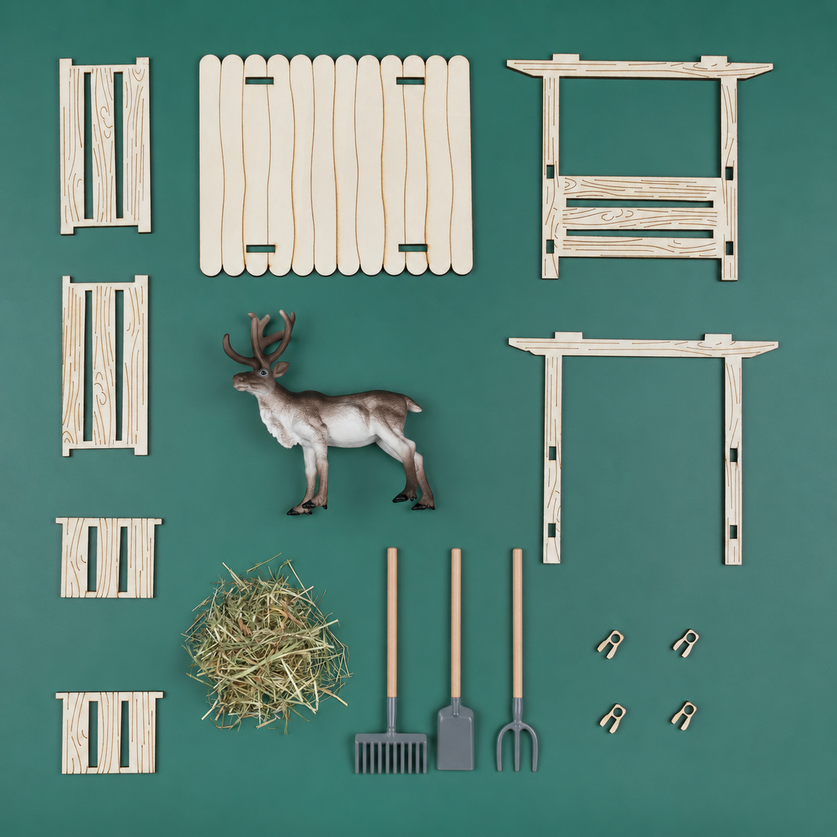 Wichtel's Best Friend - Reindeer Stable incl. Stable Bedding 