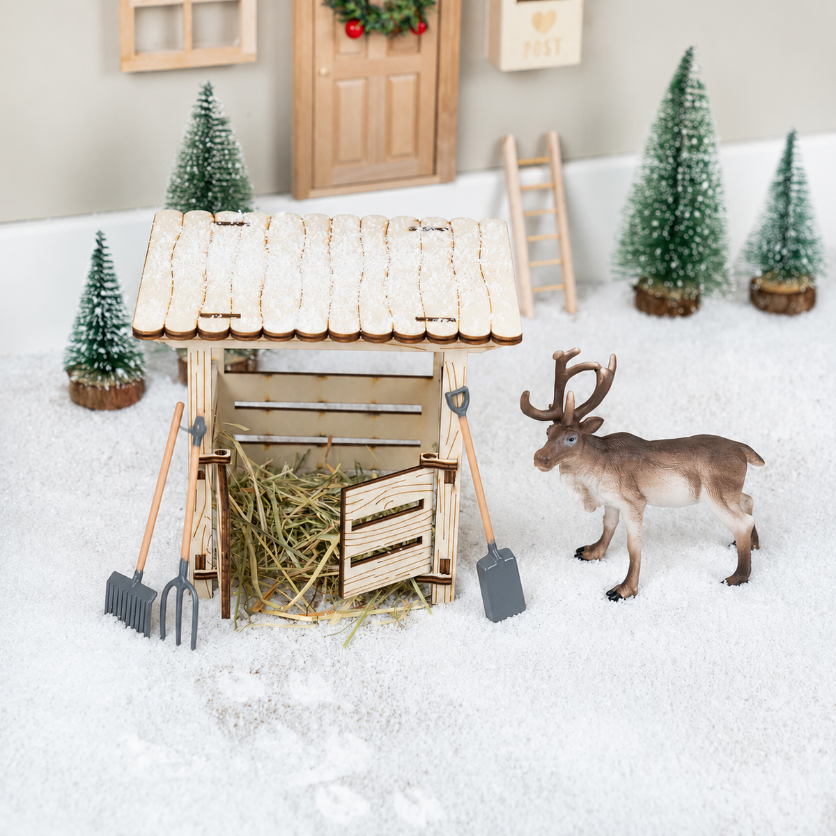 Wichtel's Best Friend - Reindeer Stable incl. Stable Bedding 