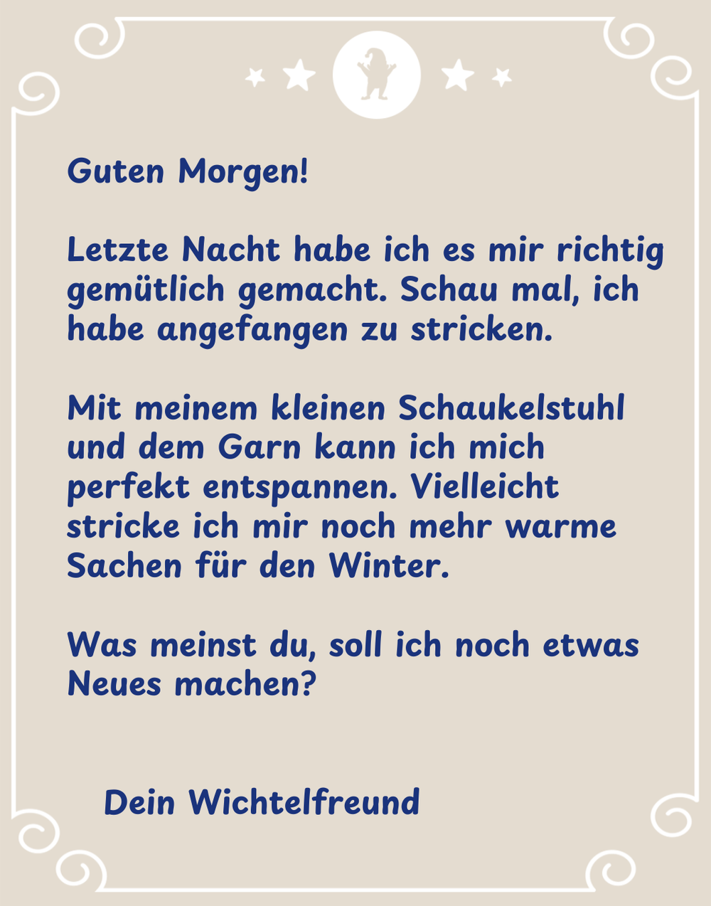 Wichtelbrief 1