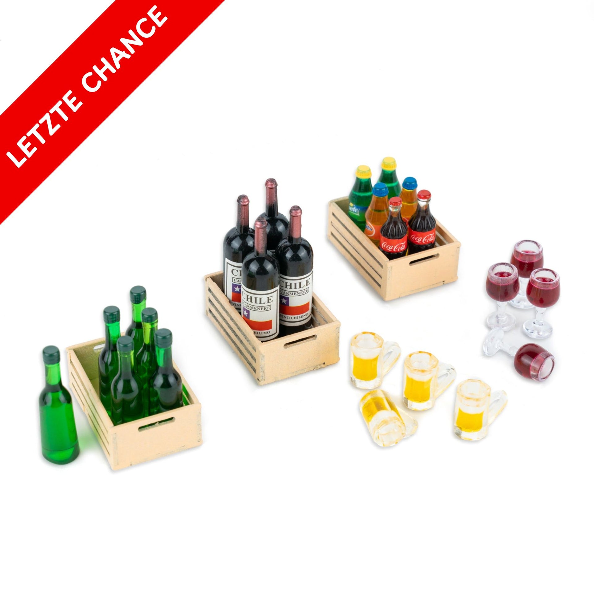 Wichtel Getränke Variation - Wein + Bier + Softgetränke  inkl. Kisten