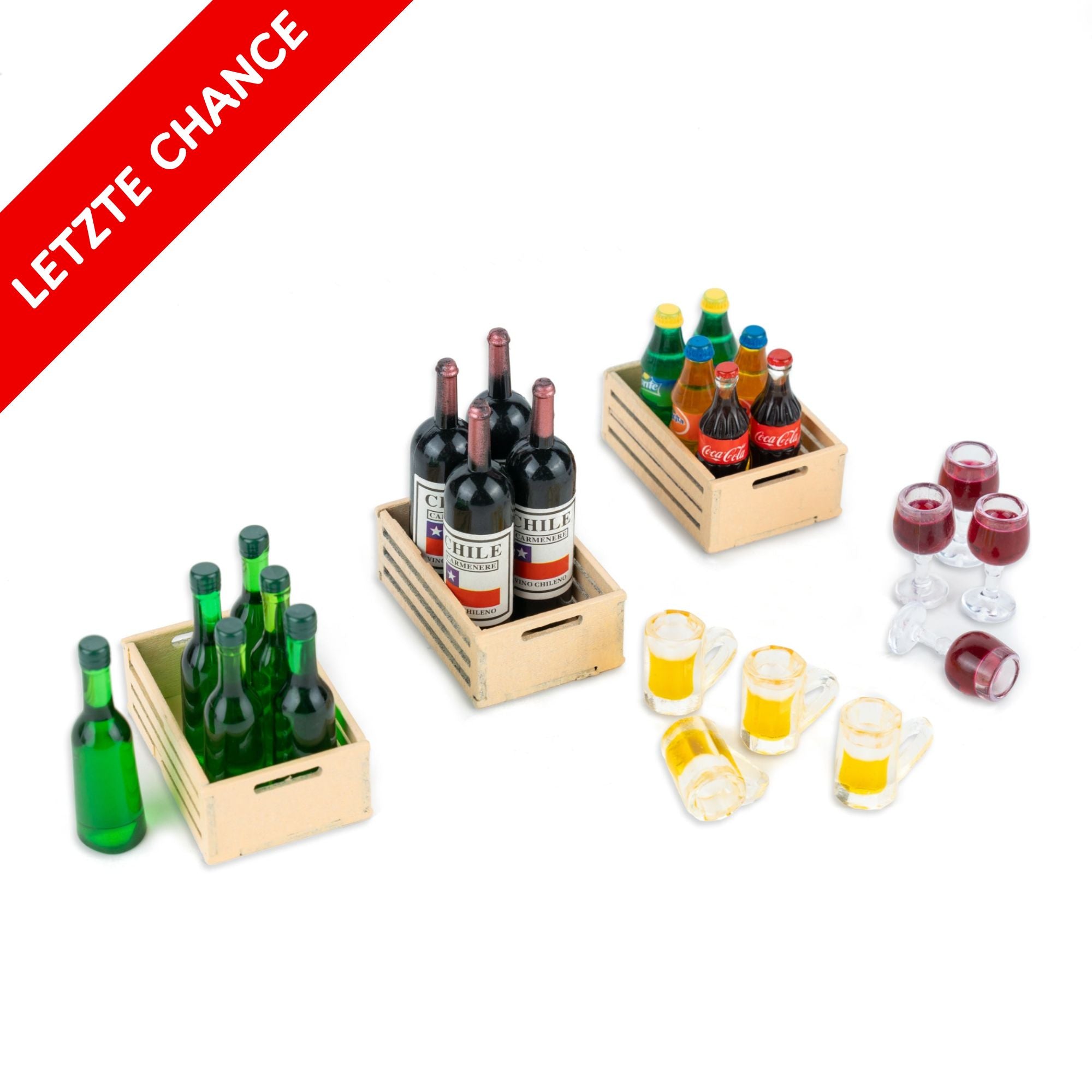 Wichtel Getränke Variation - Wein + Bier + Softgetränke  inkl. Kisten