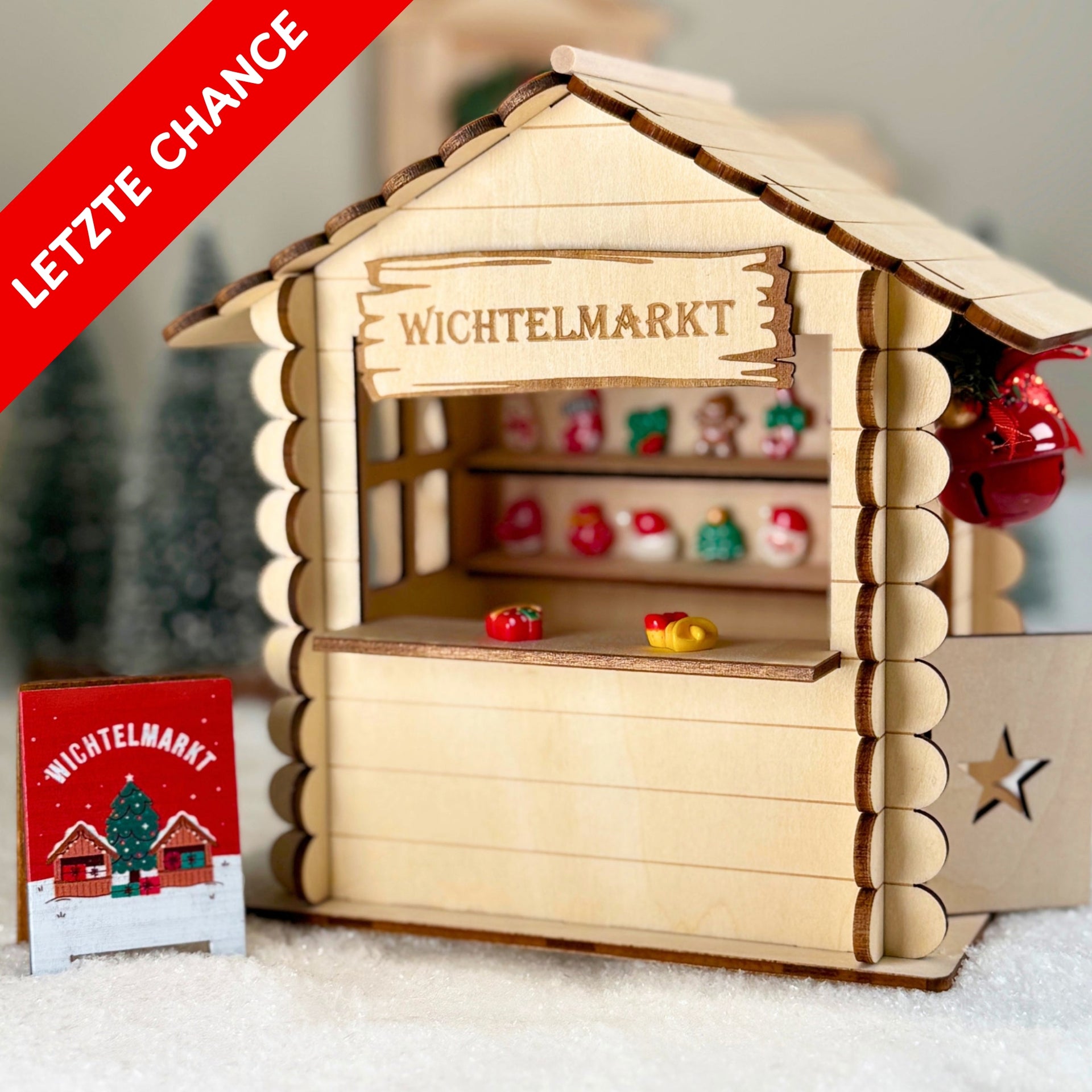Wichtel Weihnachtsmarkt – Bastelset für deinen magischen Mini-Markt