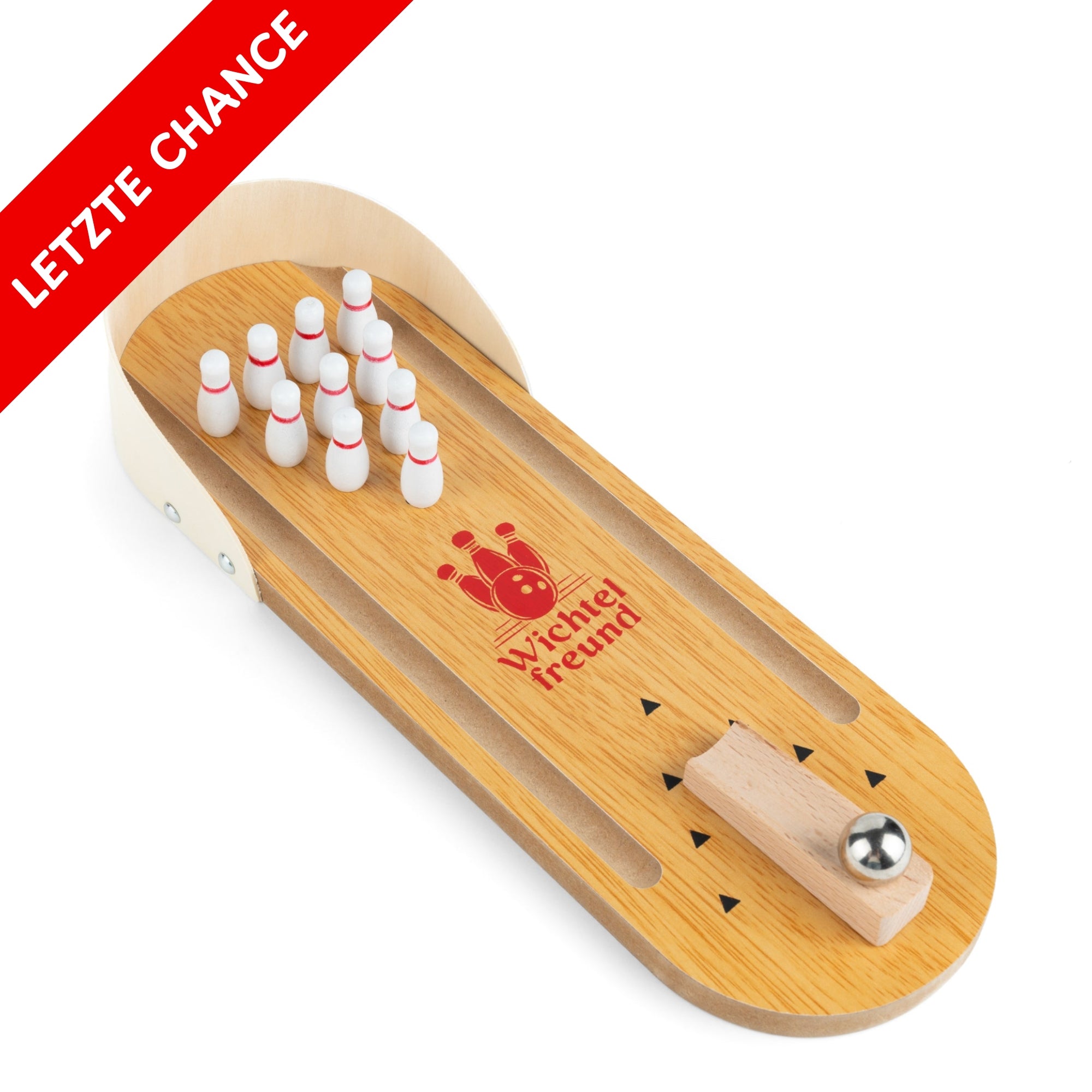 Bowling Abend - Miniatur Bowling Set für den Wichtel