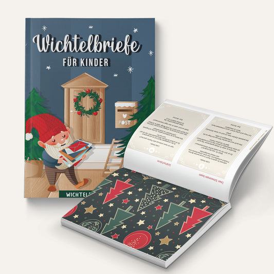 Softcover Buch: 100x Wichtelbriefe für Kinder zum Ausschneiden und Sofort verwenden