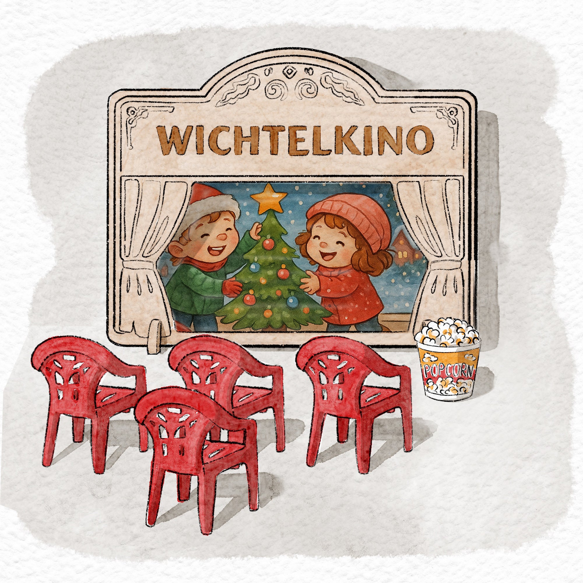 Wichtelkino – Filmabend-Set für kleine Zipfelmützen - wichtelfreund
